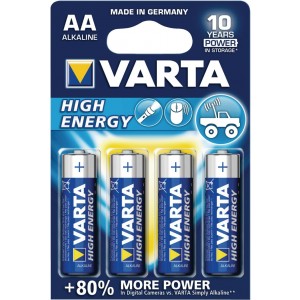 4xAA Batterien (LR6) 1,5V