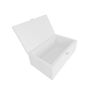 Weiche Aufbewahrungsbox - PVC weiß 013